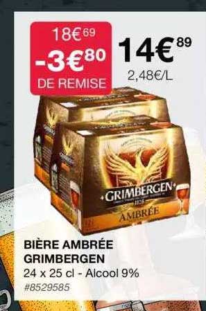 Bière Ambrée Grimbergen