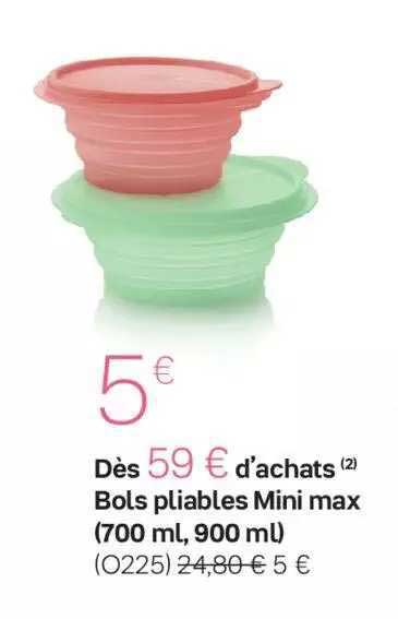 bols pliables mini max