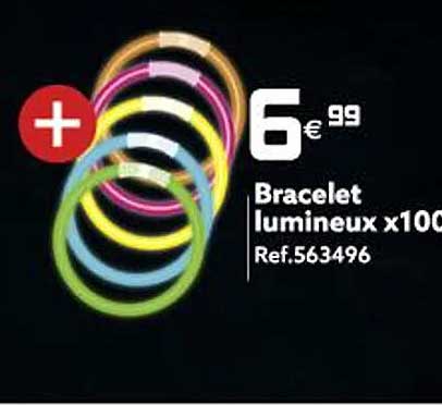 bracelet lumineux x100