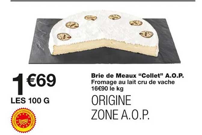 brie de meaux "collet" a.o.p.