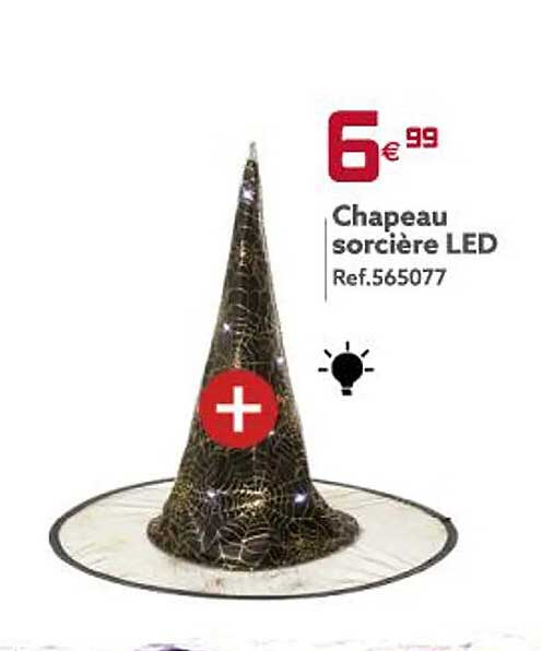 Chapeau Sorcière Led