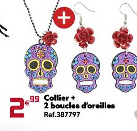 collier + 2 boucles d'oreilles