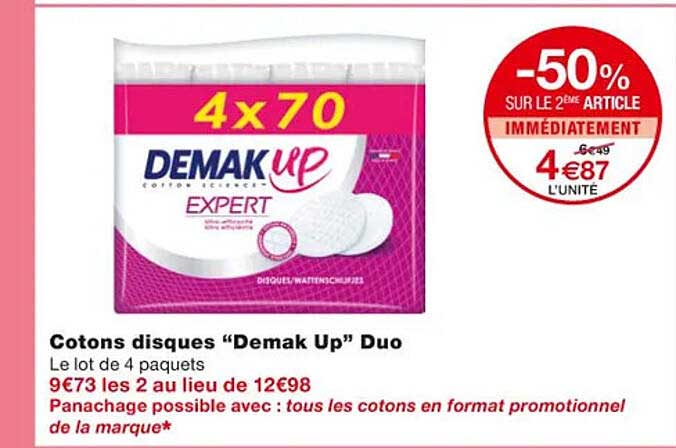 Cotons Disques "demak Up" Duo