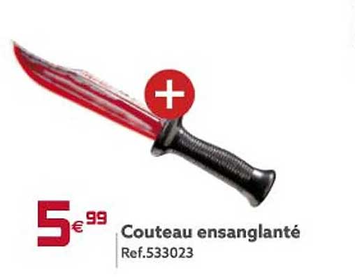couteau ensanglanté