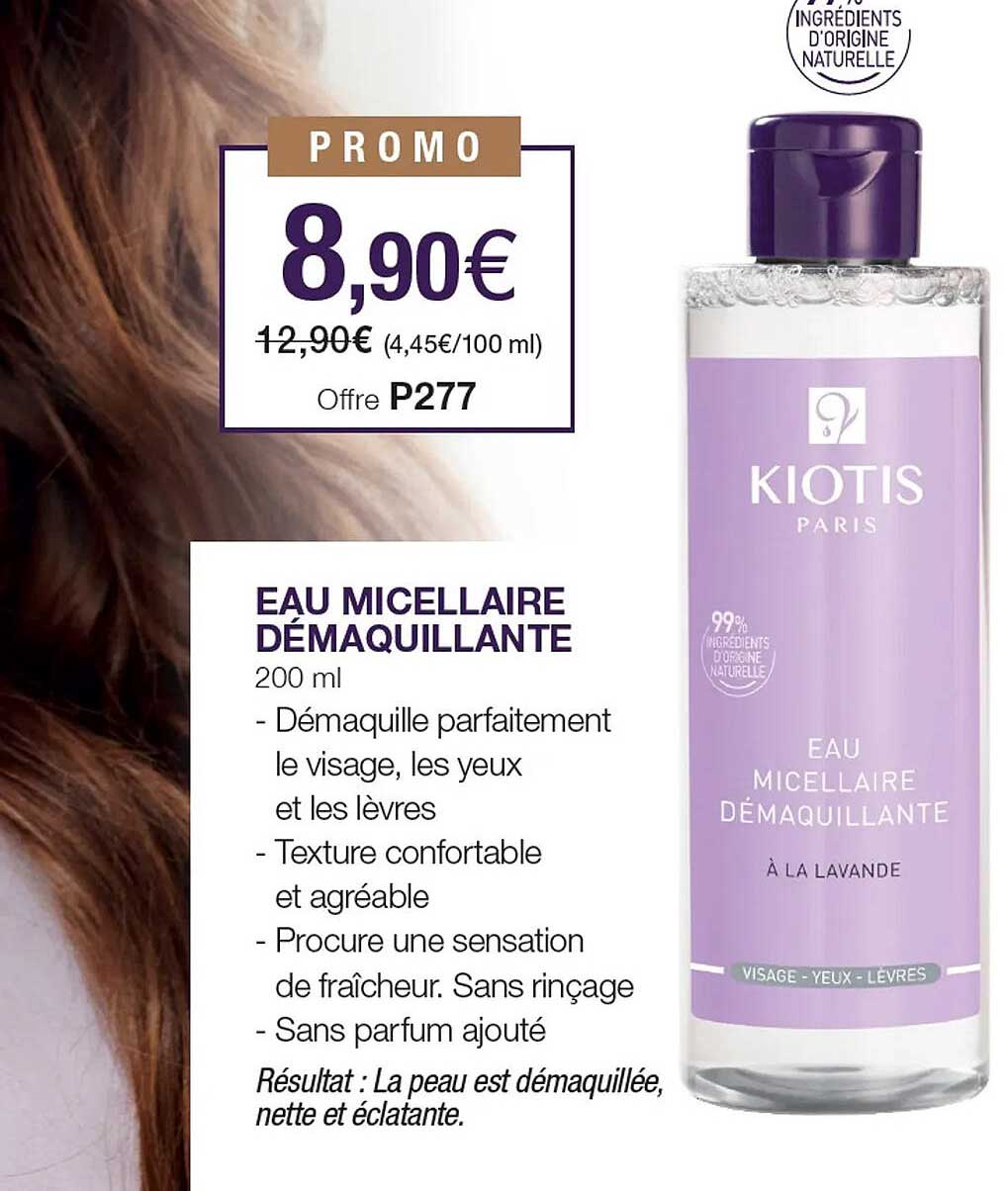 Eau Micellaire Démaquillante Kiotis