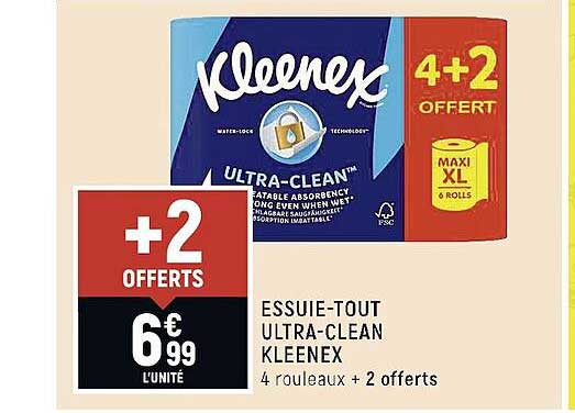 essuie-tout ultra-clean kleenex