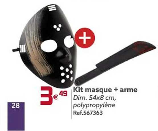 Kit Masque + Arme