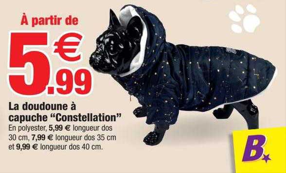 la doudoune à capuche "constellation"