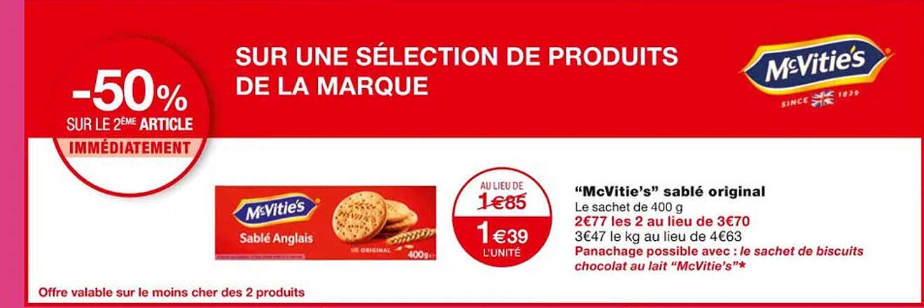 "mc Vitie's" Sablé Original