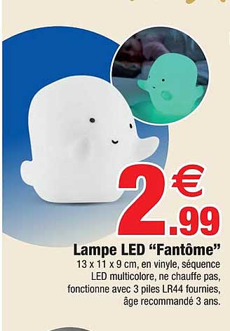 Lampe Led "fantôme"