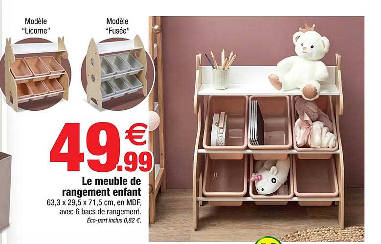 Le Meule De Rangement Enfant
