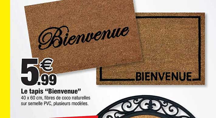 le tapis "bienvenue"