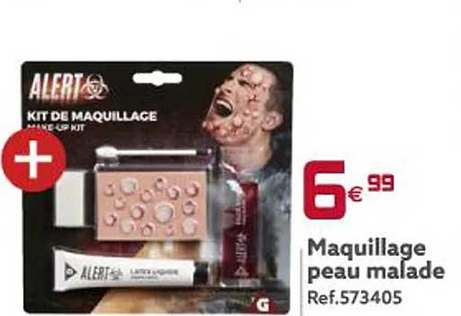 maquillage peau malade