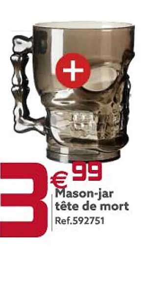 mason-jar tête de mort