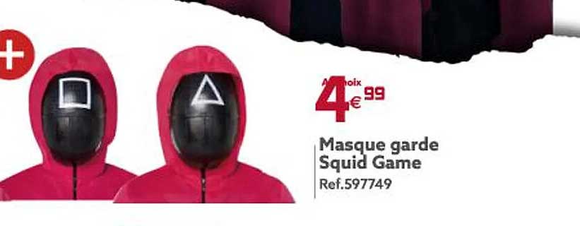 masque garde squid game