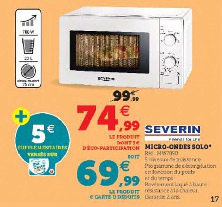 micro-ondes solo severin
