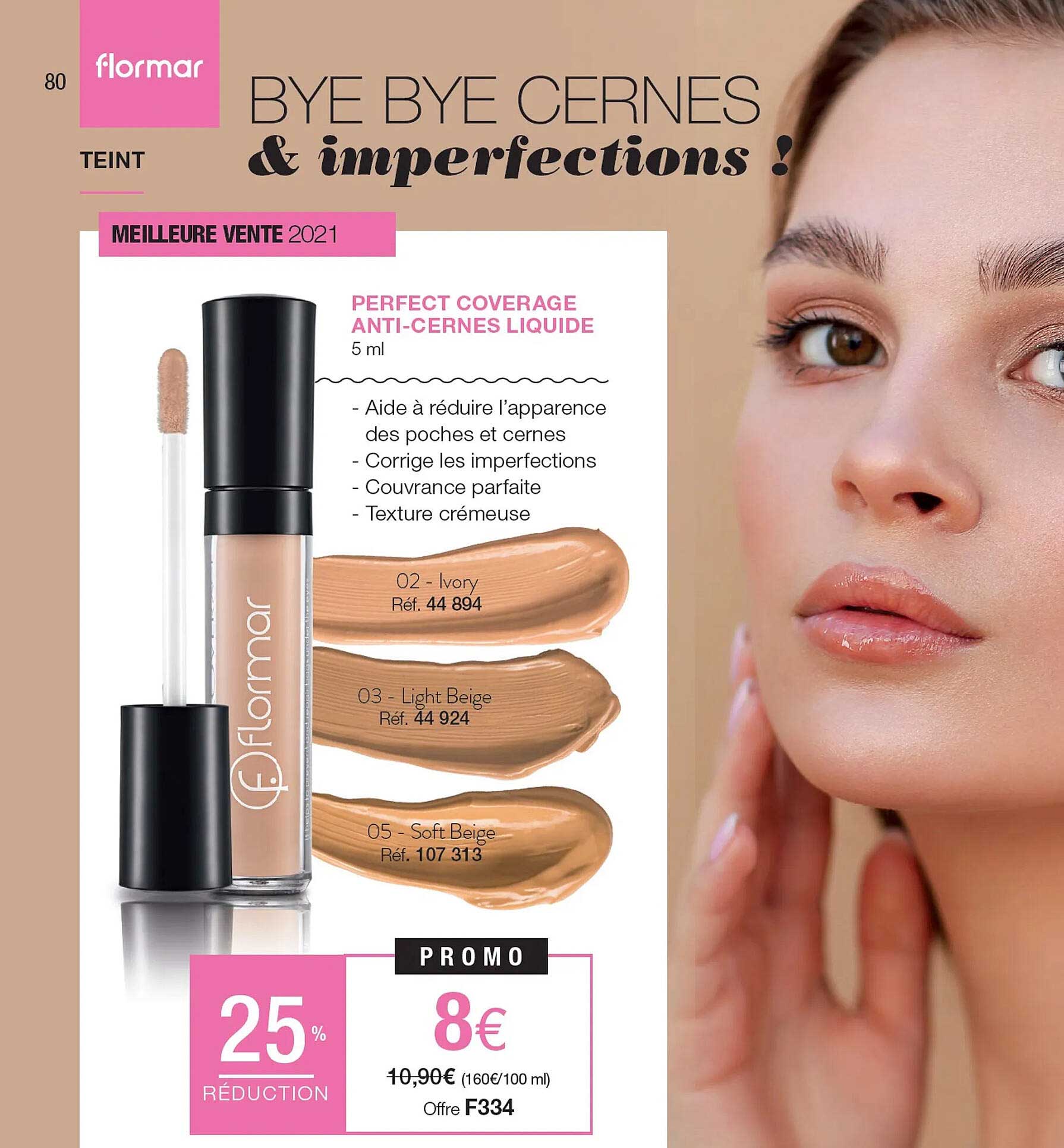 perfect coverage anti-cernes liquide flormar