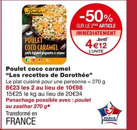 Poulet Coco Caramel "les Recettes De Dorothée"