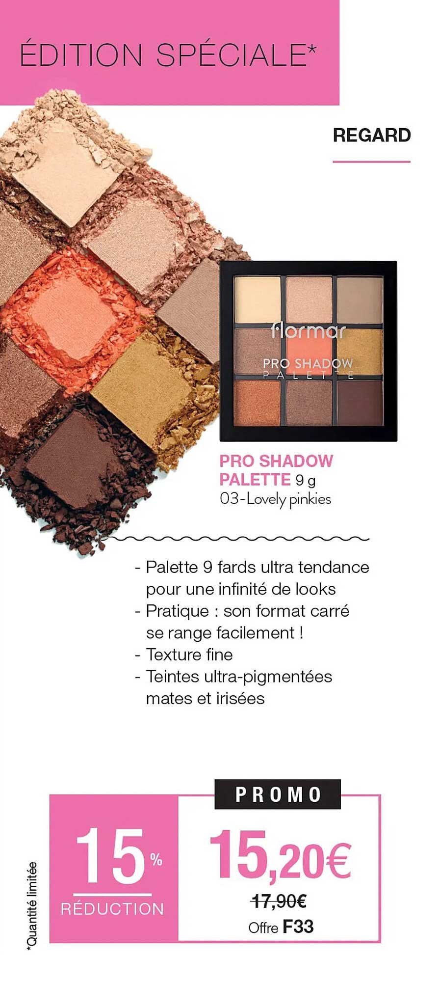 pro shadow palette flormar