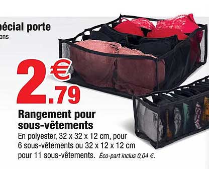 Rangement Pour Sous-vêtements