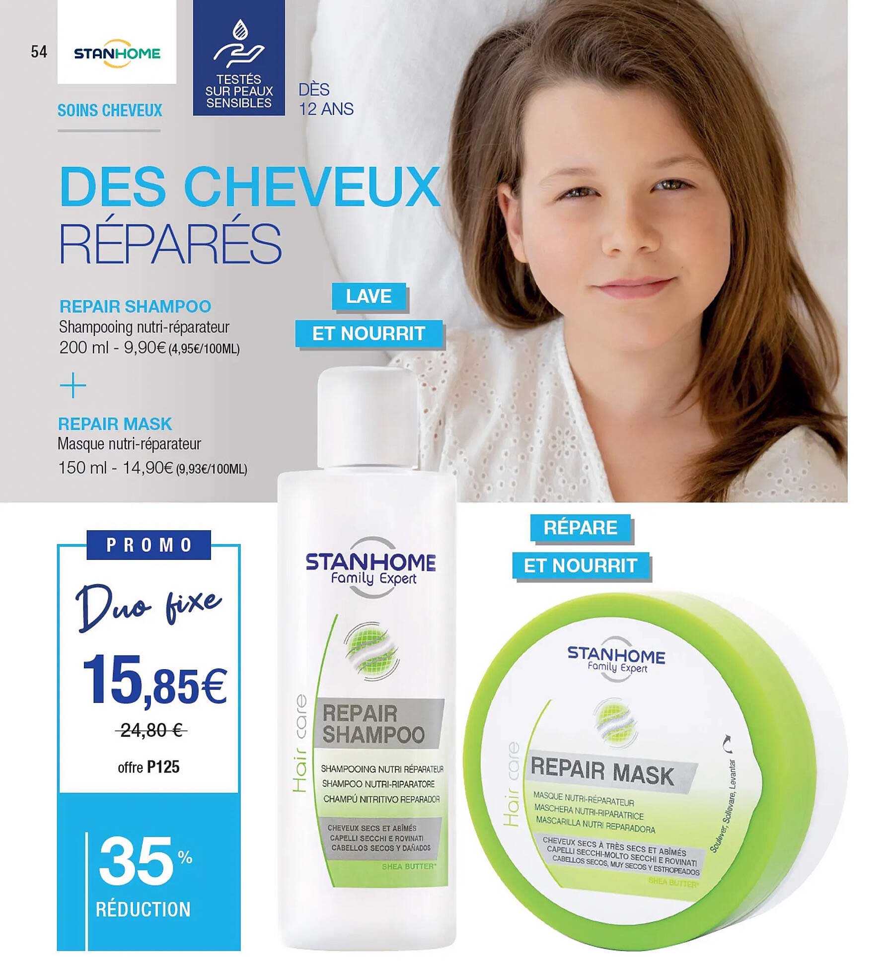 repair shampoo + repair mask stanhome