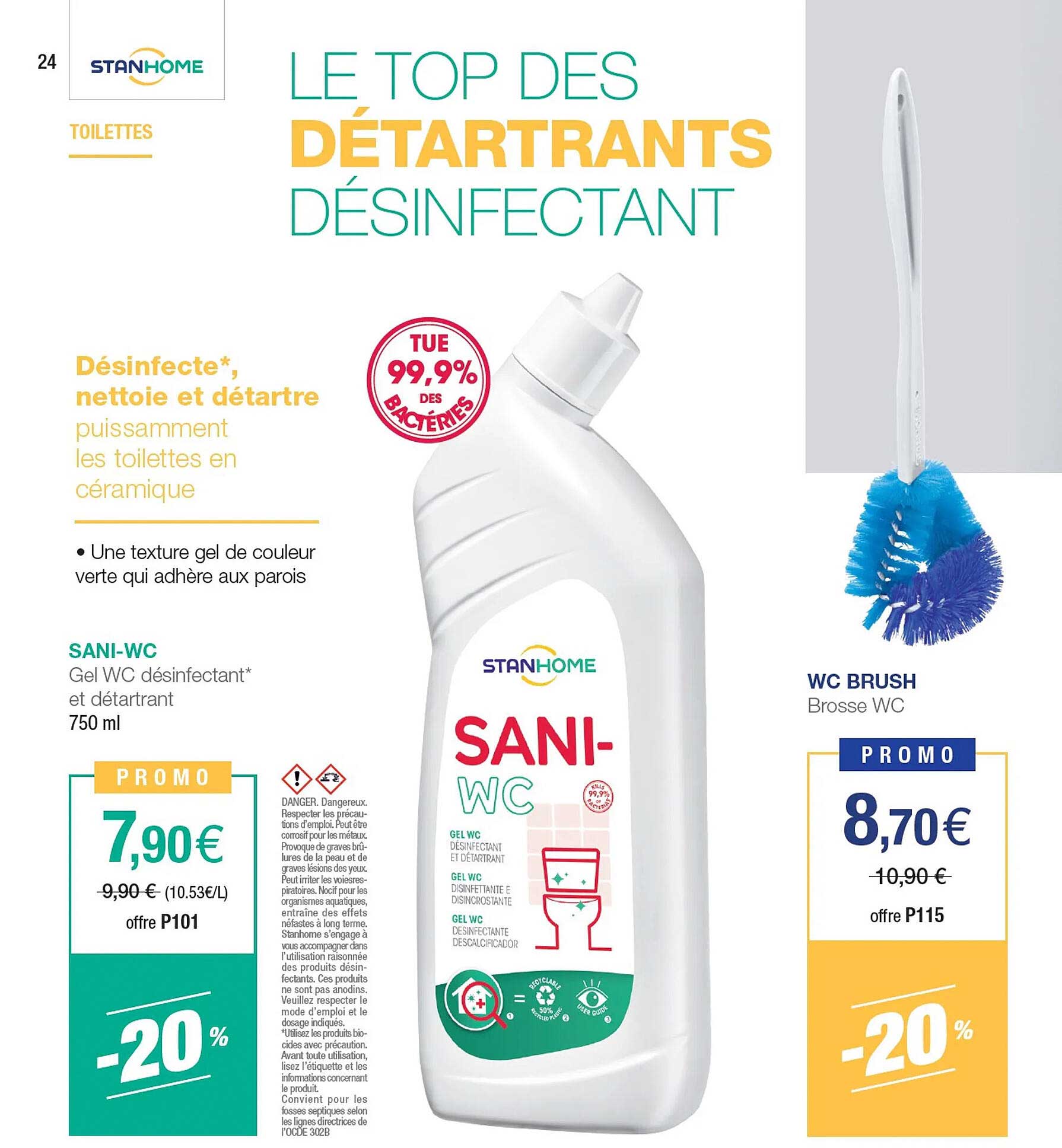 sani-wc stanhome, wc brush