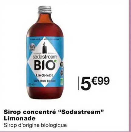 Sirop Concentré "sodastream" Limonade