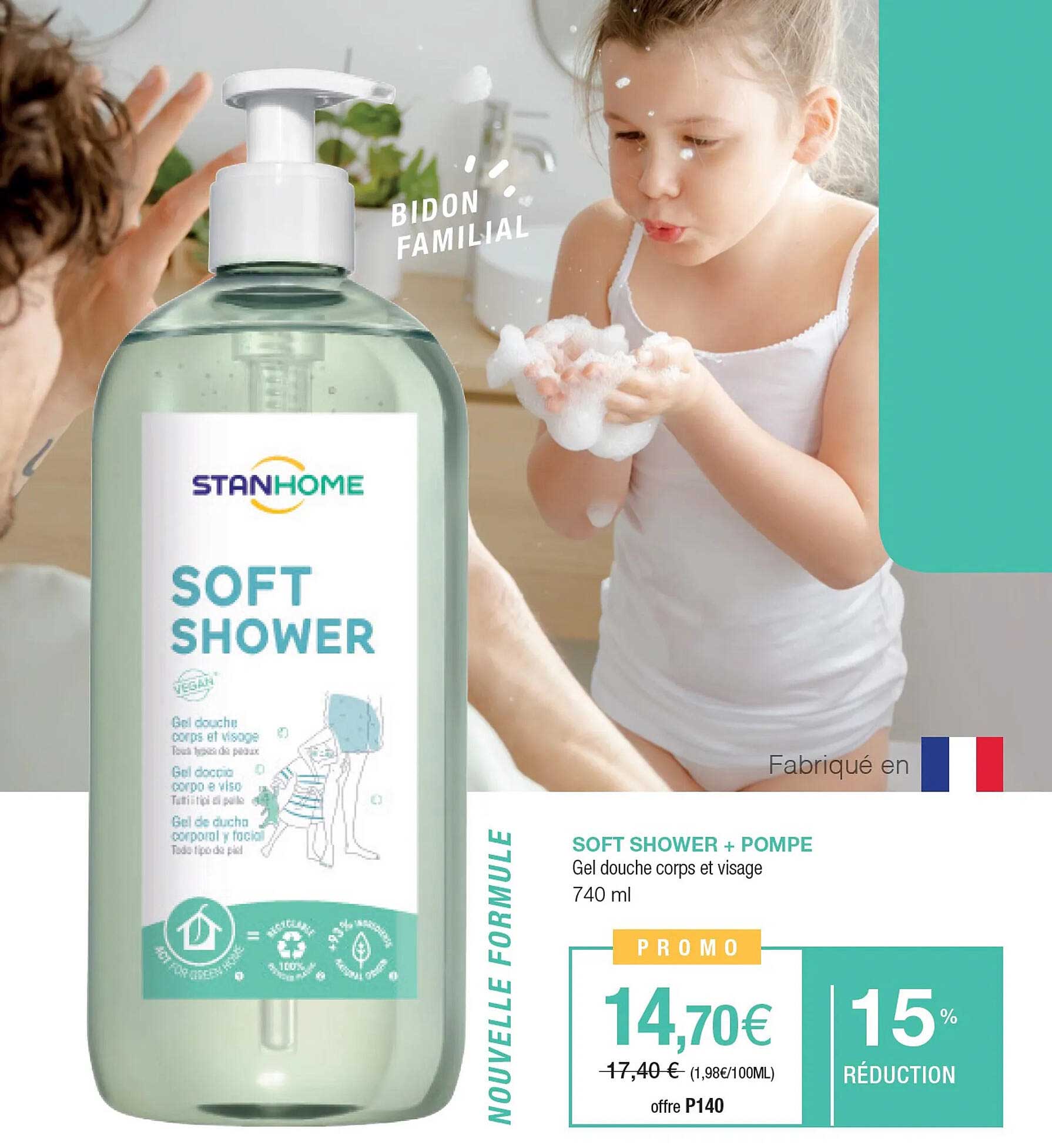 soft shower + pompe stanhome