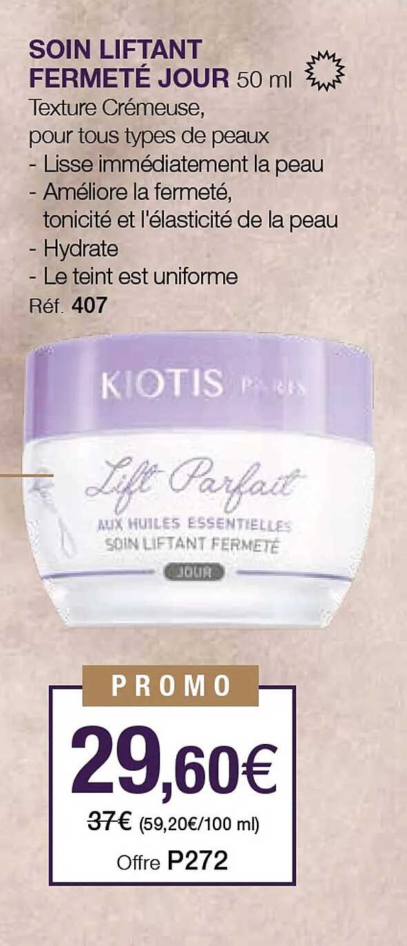 soin liftant fermeté jour kiotis