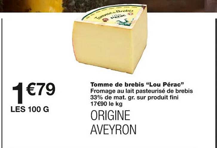 tomme de brebis "lou pérac"