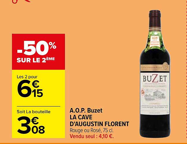 a.o.p. buzet la cave d'augustin florent