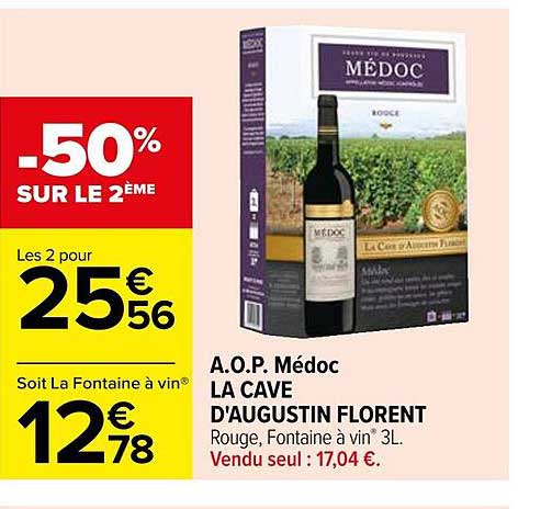 a.o.p. médoc la cave d'augustin florent