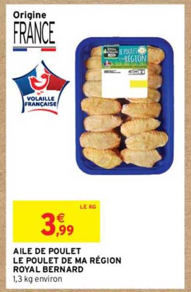 aile de poulet le poulet de ma région royal bernard