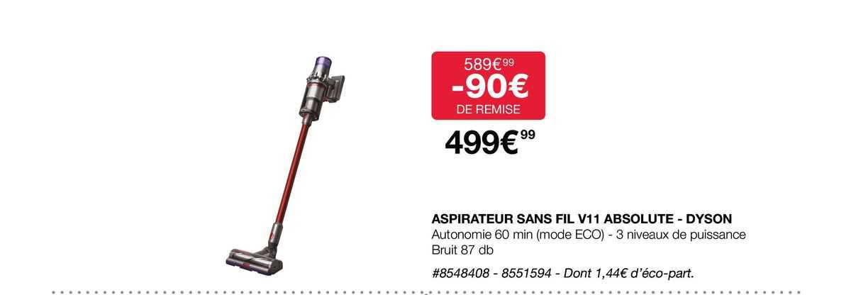 aspirateur sans fil v11 absolute - dyson