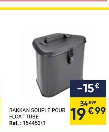 bakkan souple pour float tube