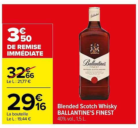Blended Scotch Whisky Ballantine's Finest