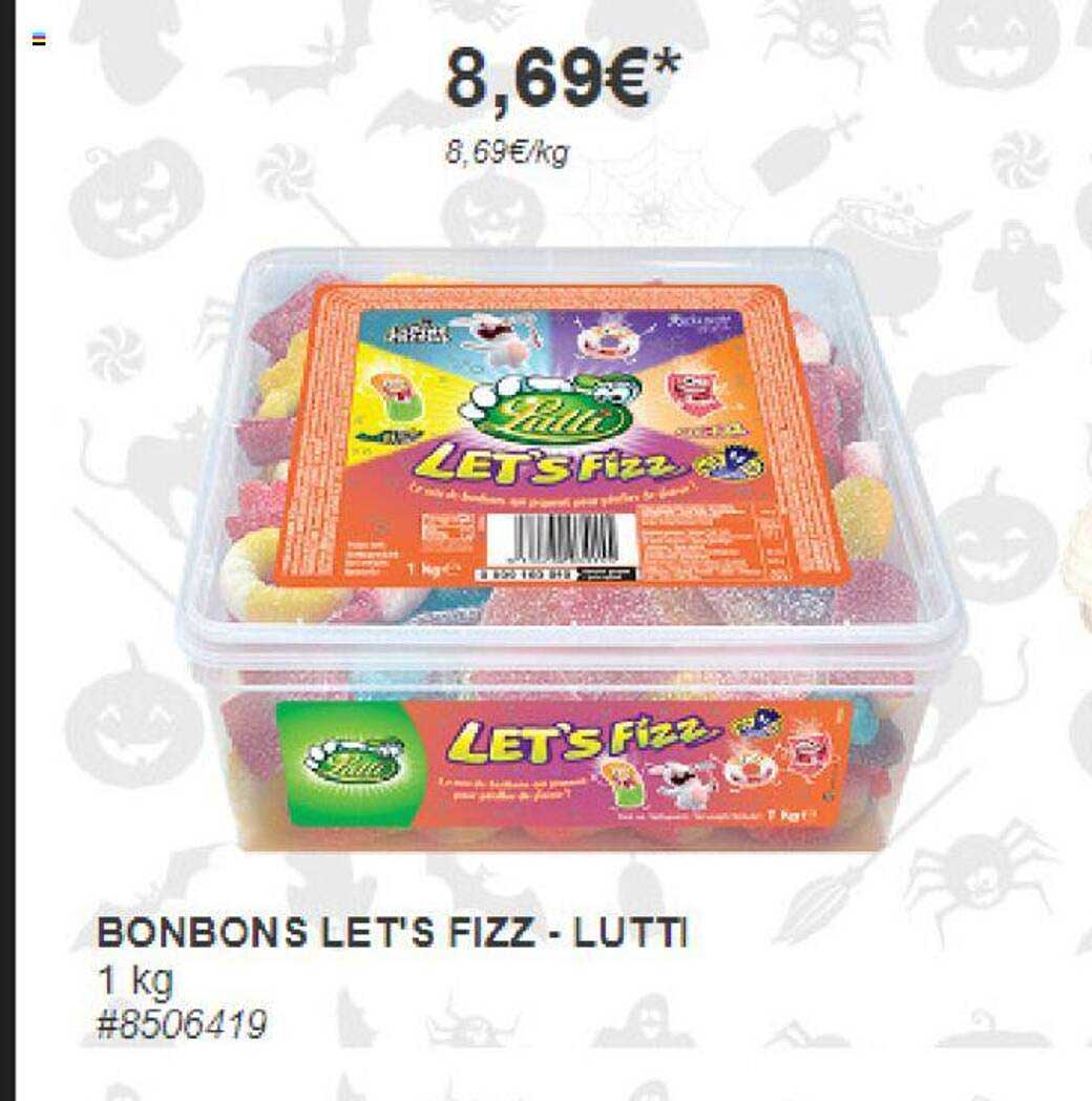 bonbons let's fizz - lutti