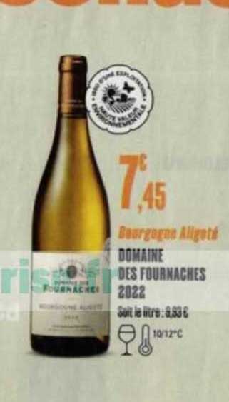 Bourgogne Aligoté Domaine Des Fournaches 2022