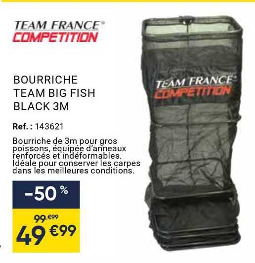bourriche team big fish black 3m team france competition
