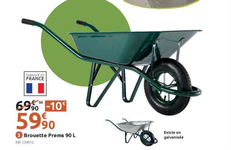 brouette prems 90l