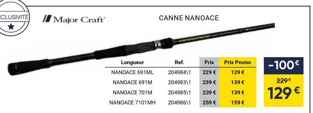 canne nanoace major craft