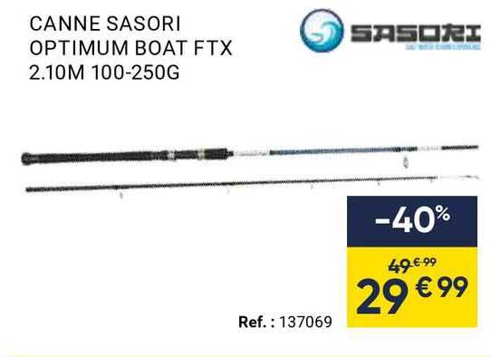 canne sasori optimum boat ftx 2.10m 100-250g sasori