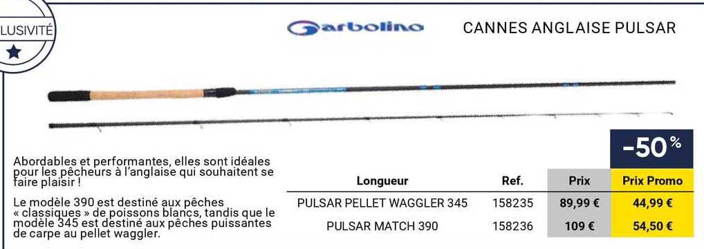 cannes anglaise pulsar arbolino