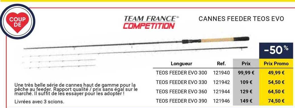 cannes feeder teos evo team france competition