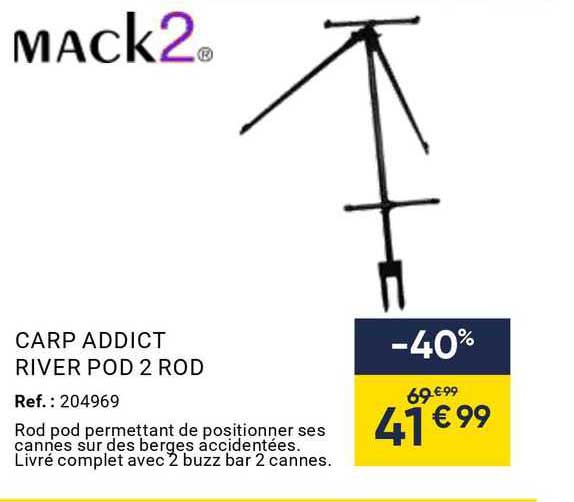 Carp Addict River Pod 2 Rod Mack2