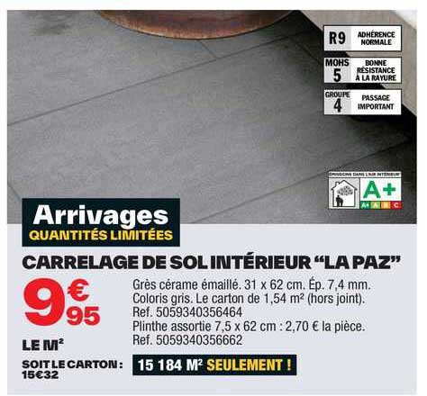 carrelage de sol intérieur "la paz"