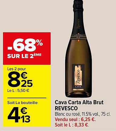 cava carta alta brut reversco
