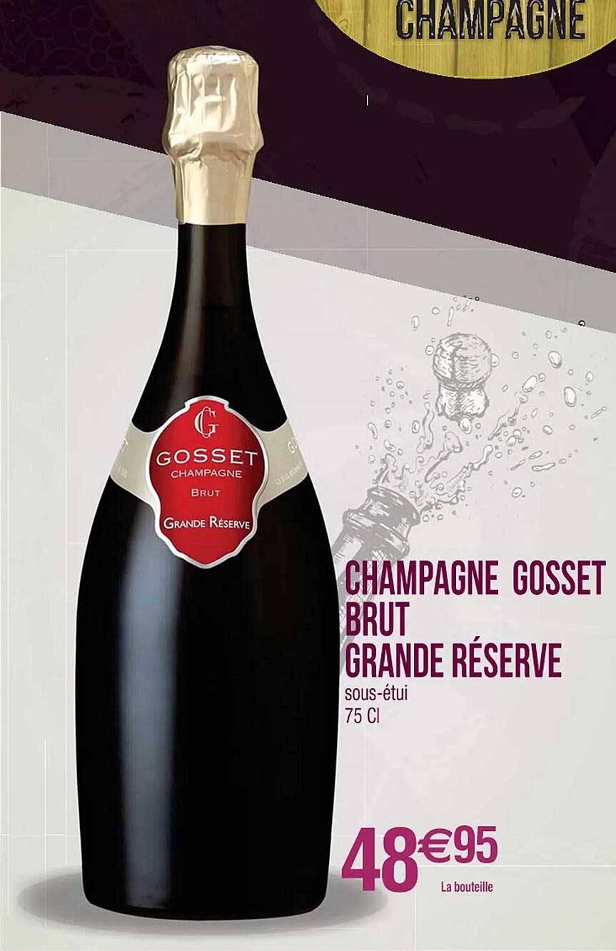 Champagne Gosset Brut Grande Reserve