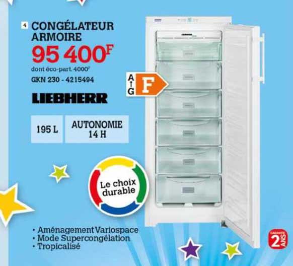 Congélateur Armoire Liebherr