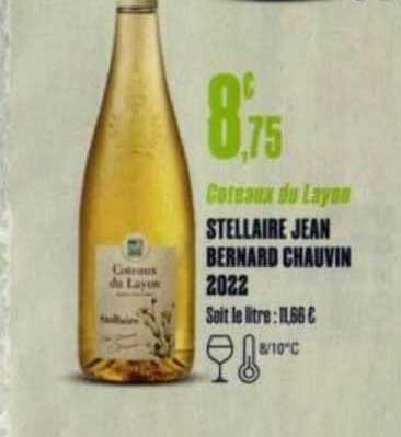 coteaux du layon bernard chauvin 2022